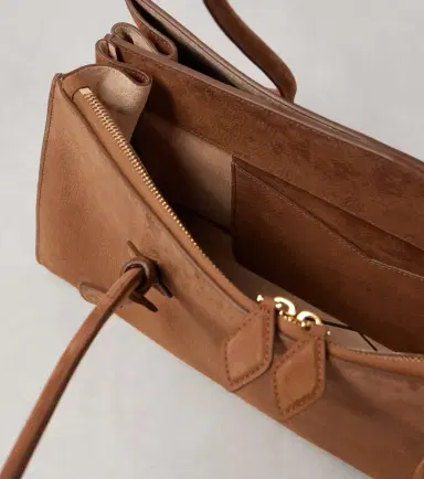 Alaïa Alaïa Le Teckel suede tote bag | Thumbnail 4 Alaïa Alaïa Le Teckel suede tote bag | Thumbnail 4