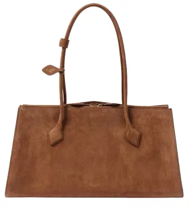 Alaïa Alaïa Le Teckel suede tote bag | Thumbnail 1 Alaïa Alaïa Le Teckel suede tote bag | Thumbnail 1