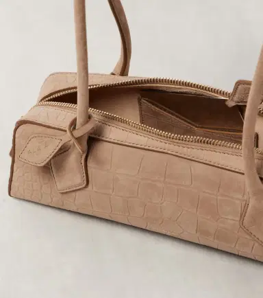 Alaïa Alaïa Le Teckel Small croc-effect shoulder bag | Thumbnail 3 Alaïa Alaïa Le Teckel Small croc-effect shoulder bag | Thumbnail 3