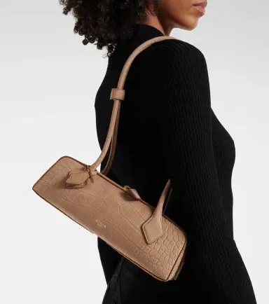 Alaïa Alaïa Le Teckel Small croc-effect shoulder bag | Thumbnail 6 Alaïa Alaïa Le Teckel Small croc-effect shoulder bag | Thumbnail 6