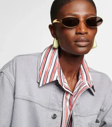 Bottega Veneta Sardine oval sunglasses | Thumbnail 6 Bottega Veneta Sardine oval sunglasses | Thumbnail 6