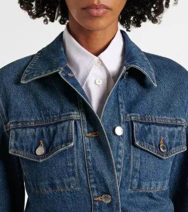 Prada Belted denim jumpsuit | Thumbnail 7 Prada Belted denim jumpsuit | Thumbnail 7