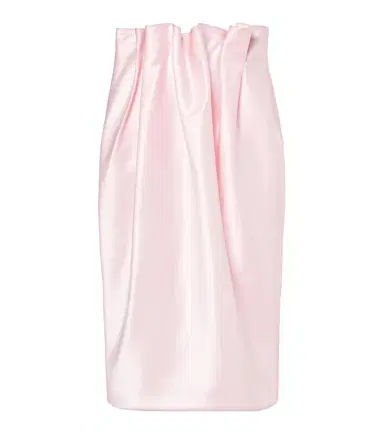 Simone Rocha Draped satin midi skirt | Thumbnail 1 Simone Rocha Draped satin midi skirt | Thumbnail 1