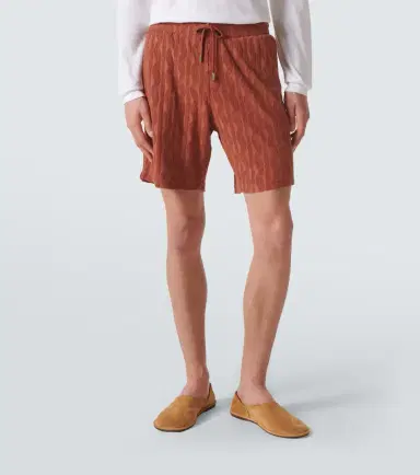 Frescobol Carioca Augusto cotton terry jacquard shorts | Thumbnail 4 Frescobol Carioca Augusto cotton terry jacquard shorts | Thumbnail 4