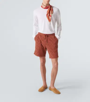 Frescobol Carioca Augusto cotton terry jacquard shorts | Thumbnail 5 Frescobol Carioca Augusto cotton terry jacquard shorts | Thumbnail 5