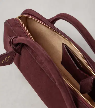 Alaïa Alaïa Le Teckel suede top-handle bag | Thumbnail 3 Alaïa Alaïa Le Teckel suede top-handle bag | Thumbnail 3