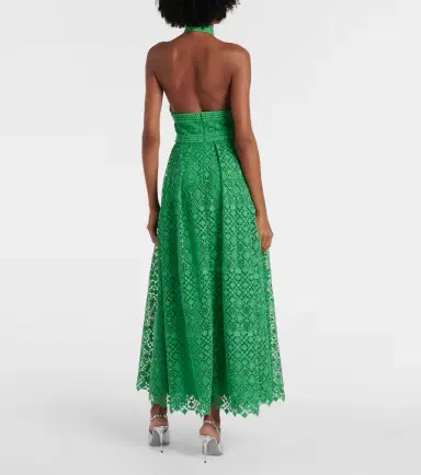 Elie Saab Halterneck midi dress | Thumbnail 5 Elie Saab Halterneck midi dress | Thumbnail 5