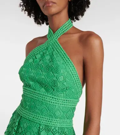 Elie Saab Halterneck midi dress | Thumbnail 6 Elie Saab Halterneck midi dress | Thumbnail 6