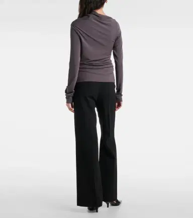 Toteme Draped jersey top | Thumbnail 5 Toteme Draped jersey top | Thumbnail 5
