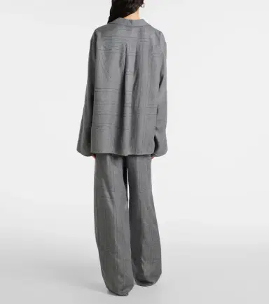 Toteme Monogram flannel pajama shirt | Thumbnail 2 Toteme Monogram flannel pajama shirt | Thumbnail 2