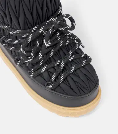 Miu Miu Logo matelassé snow boots | Thumbnail 3 Miu Miu Logo matelassé snow boots | Thumbnail 3