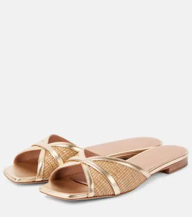 Malone Souliers Perla raffia sandals | Thumbnail 2 Malone Souliers Perla raffia sandals | Thumbnail 2