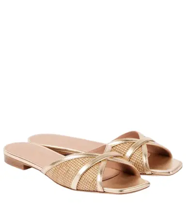 Malone Souliers Perla raffia sandals | Thumbnail 1 Malone Souliers Perla raffia sandals | Thumbnail 1