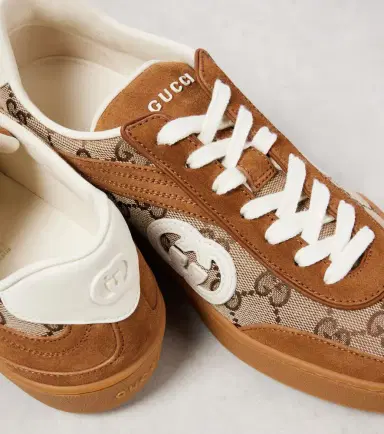 Gucci Interlocking G GG Canvas suede sneakers | Thumbnail 3 Gucci Interlocking G GG Canvas suede sneakers | Thumbnail 3