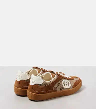 Gucci Interlocking G GG Canvas suede sneakers | Thumbnail 4 Gucci Interlocking G GG Canvas suede sneakers | Thumbnail 4