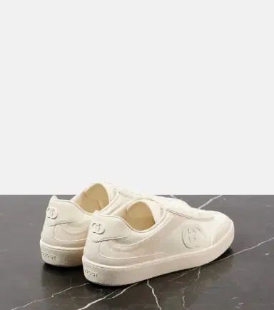Gucci G74 suede-trimmed sneakers | Thumbnail 2 Gucci G74 suede-trimmed sneakers | Thumbnail 2