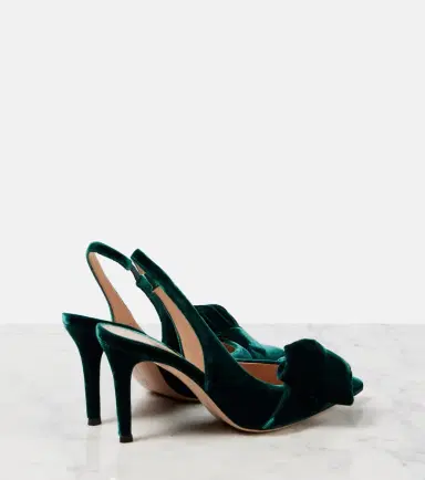 Gianvito Rossi 85 bow-detail velvet slingback pumps | Thumbnail 5 Gianvito Rossi 85 bow-detail velvet slingback pumps | Thumbnail 5