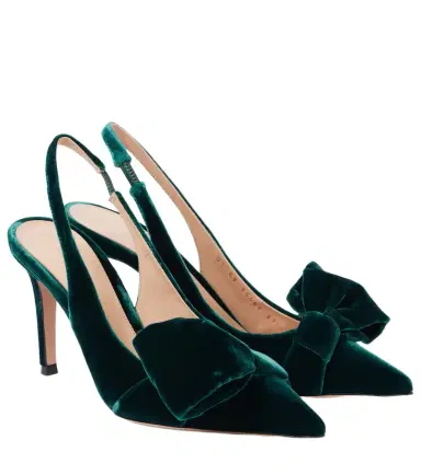 Gianvito Rossi 85 bow-detail velvet slingback pumps | Thumbnail 1 Gianvito Rossi 85 bow-detail velvet slingback pumps | Thumbnail 1