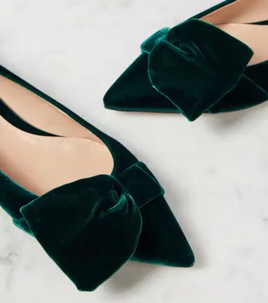 Gianvito Rossi Bow-detail velvet ballet flats | Thumbnail 4 Gianvito Rossi Bow-detail velvet ballet flats | Thumbnail 4