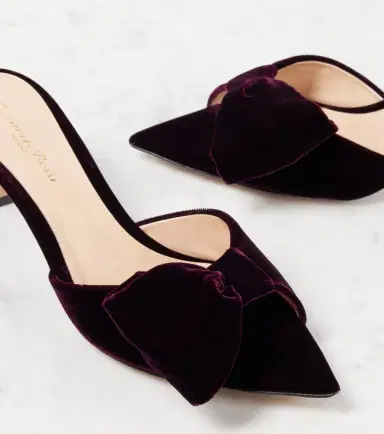 Gianvito Rossi 55 bow-detail velvet mules | Thumbnail 4 Gianvito Rossi 55 bow-detail velvet mules | Thumbnail 4