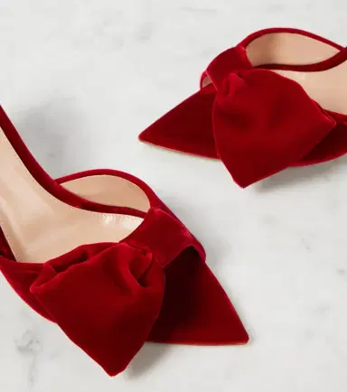 Gianvito Rossi 85 bow-detail velvet mules | Thumbnail 2 Gianvito Rossi 85 bow-detail velvet mules | Thumbnail 2