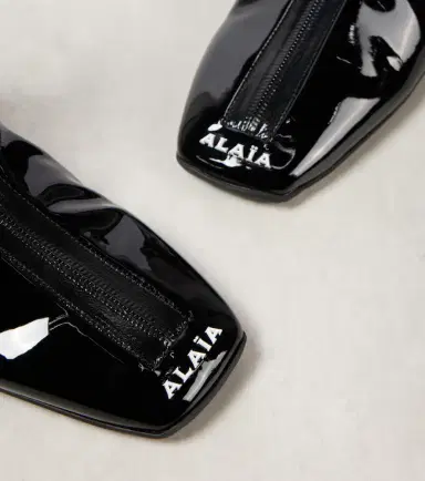 Alaïa Alaïa Sneaker faux patent leather ankle boots | Thumbnail 2 Alaïa Alaïa Sneaker faux patent leather ankle boots | Thumbnail 2