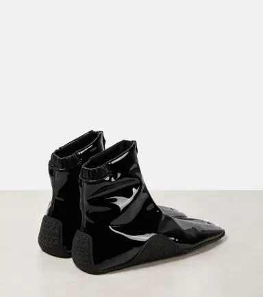 Alaïa Alaïa Sneaker faux patent leather ankle boots | Thumbnail 3 Alaïa Alaïa Sneaker faux patent leather ankle boots | Thumbnail 3