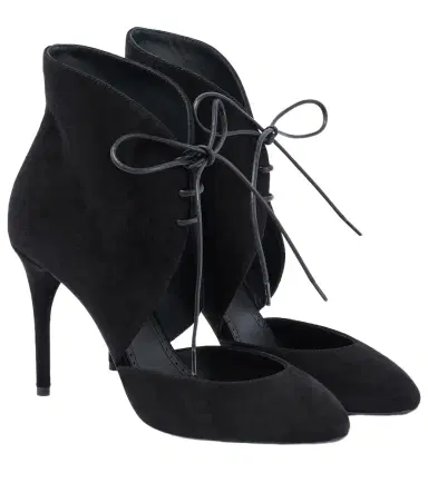 Alaïa Alaïa 90 suede lace-up pumps | Thumbnail 1 Alaïa Alaïa 90 suede lace-up pumps | Thumbnail 1