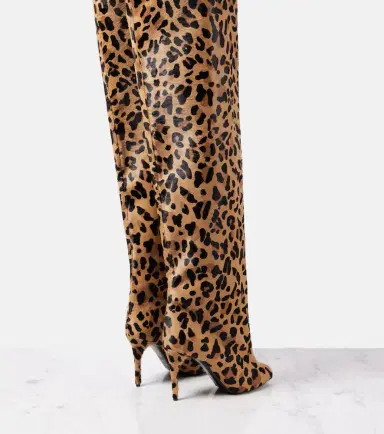 Alaïa Alaïa Decollete 90 calf hair over-the-knee boots | Thumbnail 3 Alaïa Alaïa Decollete 90 calf hair over-the-knee boots | Thumbnail 3