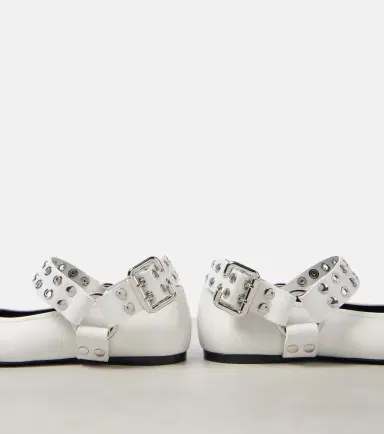 Alaïa Alaïa Embellished leather ballet flats | Thumbnail 5 Alaïa Alaïa Embellished leather ballet flats | Thumbnail 5