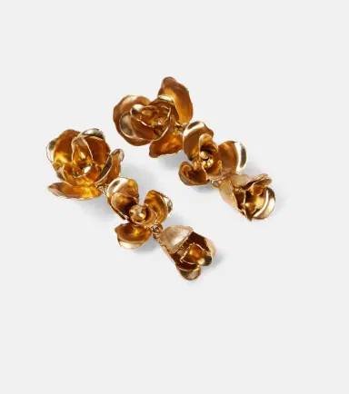Jennifer Behr Amyrin Small gold-plated drop earrings | Thumbnail 4 Jennifer Behr Amyrin Small gold-plated drop earrings | Thumbnail 4