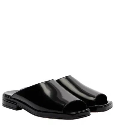 The Row Emi patent leather mules | Thumbnail 1 The Row Emi patent leather mules | Thumbnail 1