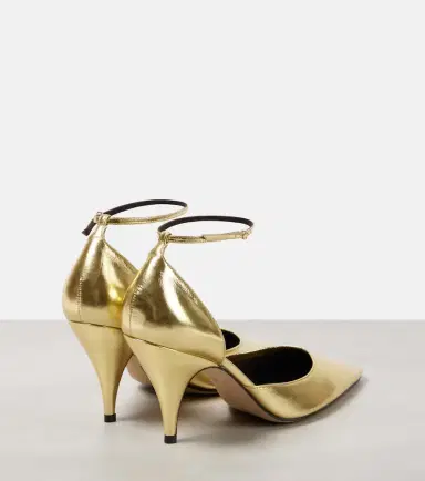 The Row Liisa metallic leather pumps | Thumbnail 4 The Row Liisa metallic leather pumps | Thumbnail 4