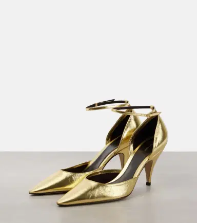 The Row Liisa metallic leather pumps | Thumbnail 5 The Row Liisa metallic leather pumps | Thumbnail 5