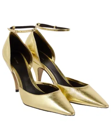 The Row Liisa metallic leather pumps | Thumbnail 1 The Row Liisa metallic leather pumps | Thumbnail 1