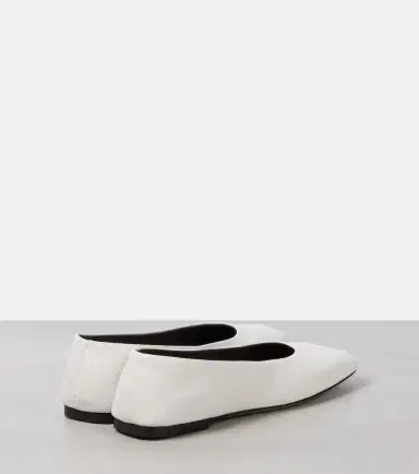 The Row Square leather ballet flats | Thumbnail 3 The Row Square leather ballet flats | Thumbnail 3