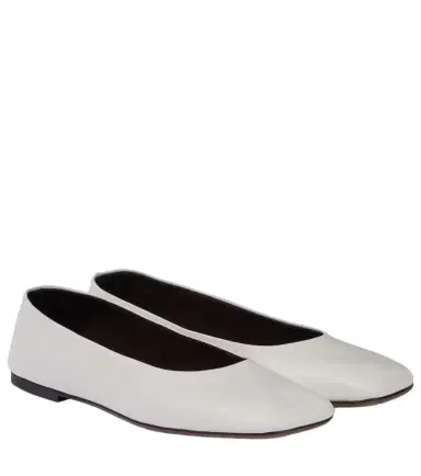 The Row Square leather ballet flats | Thumbnail 1 The Row Square leather ballet flats | Thumbnail 1