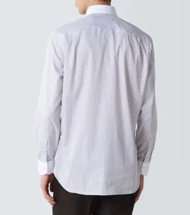 dunhill Striped cotton twill shirt | Thumbnail 4 dunhill Striped cotton twill shirt | Thumbnail 4