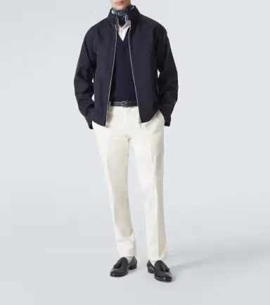 Dunhill Reversible cotton herrington jacket | Thumbnail 6 Dunhill Reversible cotton herrington jacket | Thumbnail 6