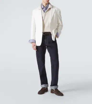 dunhill Cotton piqué blazer | Thumbnail 3 dunhill Cotton piqué blazer | Thumbnail 3
