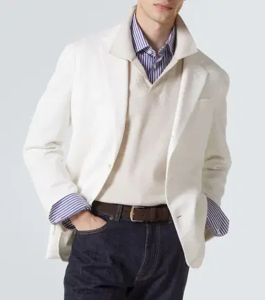 dunhill Cotton piqué blazer | Thumbnail 6 dunhill Cotton piqué blazer | Thumbnail 6