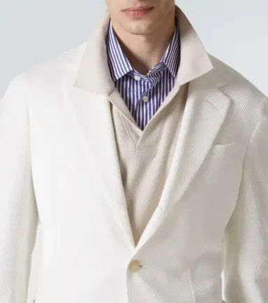 dunhill Cotton piqué blazer | Thumbnail 7 dunhill Cotton piqué blazer | Thumbnail 7