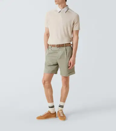 dunhill Linen and silk polo shirt | Thumbnail 5 dunhill Linen and silk polo shirt | Thumbnail 5