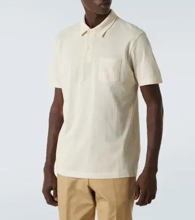Sunspel Riviera cotton polo shirt | Thumbnail 4 Sunspel Riviera cotton polo shirt | Thumbnail 4