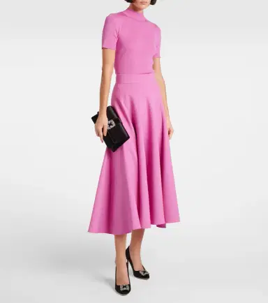 Oscar de la Renta Jersey top | Thumbnail 3 Oscar de la Renta Jersey top | Thumbnail 3