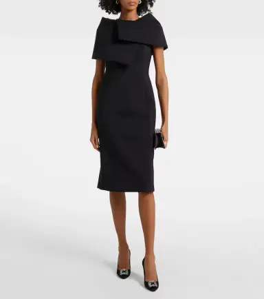 Oscar de la Renta Draped cocktail dress | Thumbnail 2 Oscar de la Renta Draped cocktail dress | Thumbnail 2