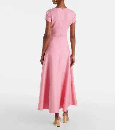 Oscar de la Renta Wool-blend midi dress | Thumbnail 2 Oscar de la Renta Wool-blend midi dress | Thumbnail 2