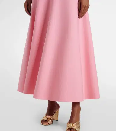 Oscar de la Renta Wool-blend midi dress | Thumbnail 5 Oscar de la Renta Wool-blend midi dress | Thumbnail 5
