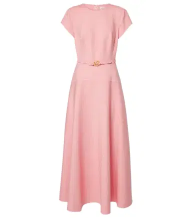 Oscar de la Renta Wool-blend midi dress | Thumbnail 1 Oscar de la Renta Wool-blend midi dress | Thumbnail 1
