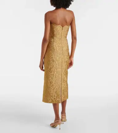 Markarian Marcella floral brocade cocktail dress | Thumbnail 3 Markarian Marcella floral brocade cocktail dress | Thumbnail 3